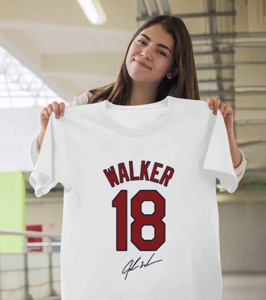 Walker 18 St Louis Cardinals Signature T-Shirt