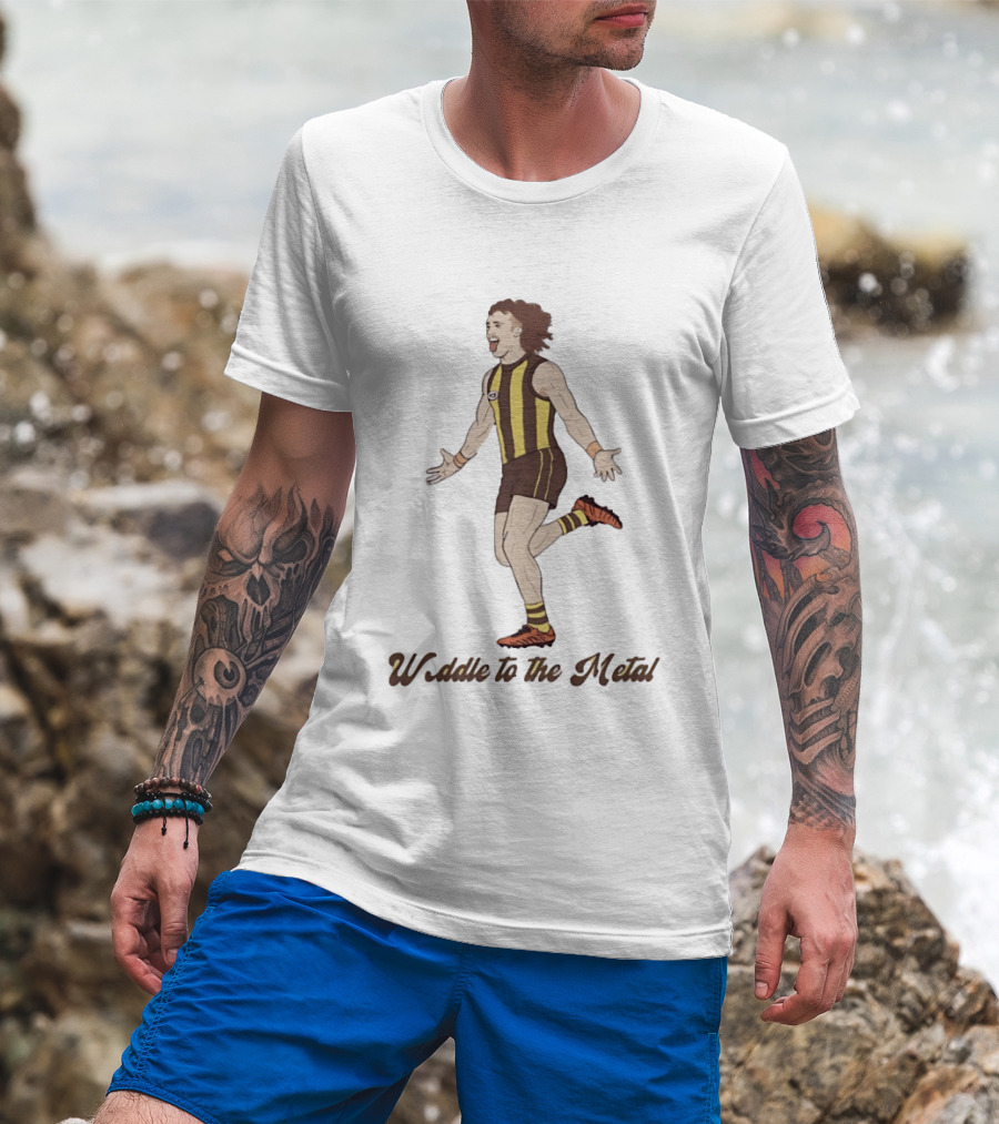 Weddle To The Metal Hawthorn Football Club Josh Weddle T-Shirt