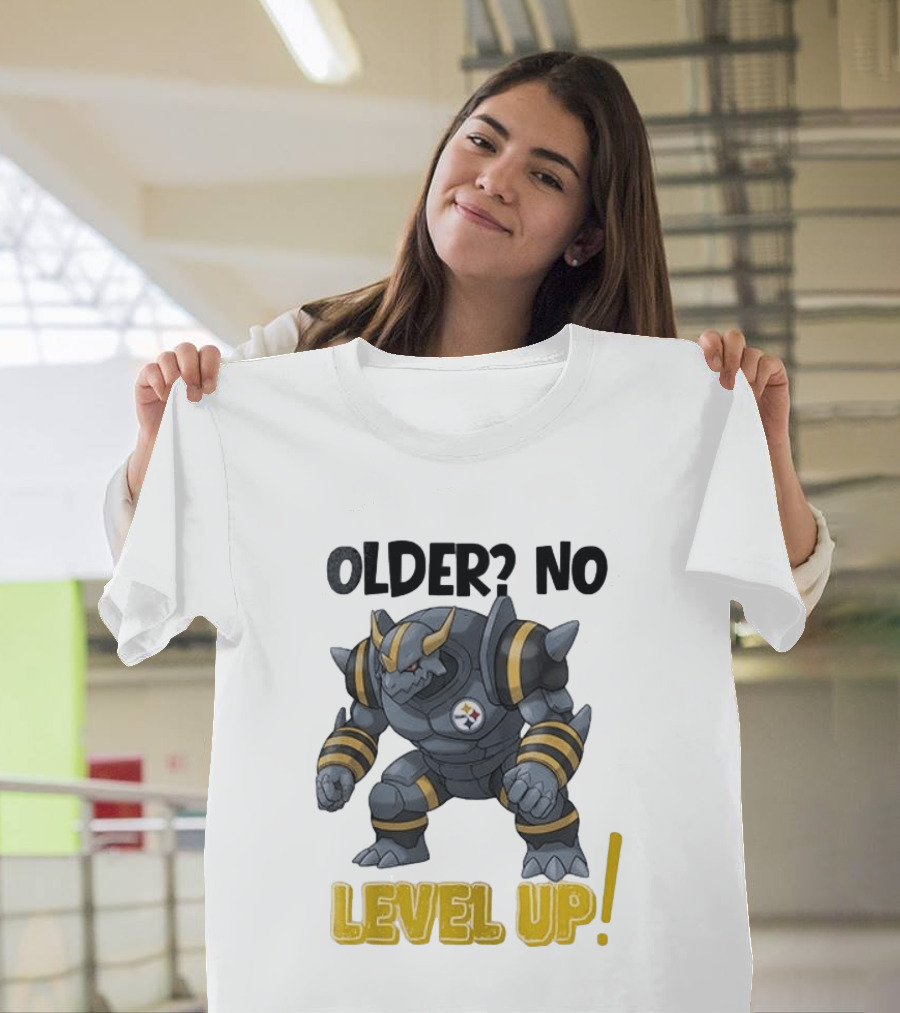 Pittsburgh Steelers X Pokémon 30th Anniversary Older No Level Up T-Shirt