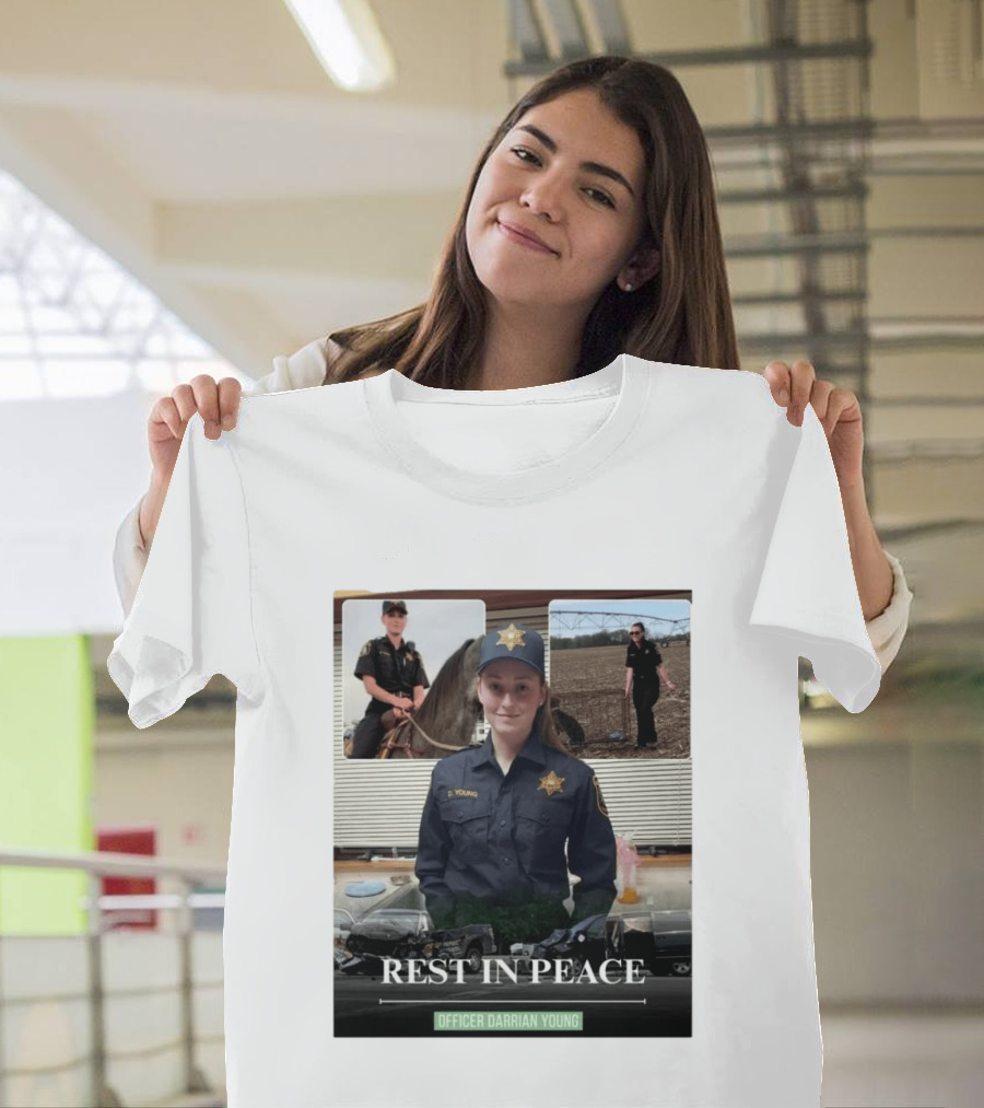 Rest In Peace Officer D. Young Memorial T-Shirt