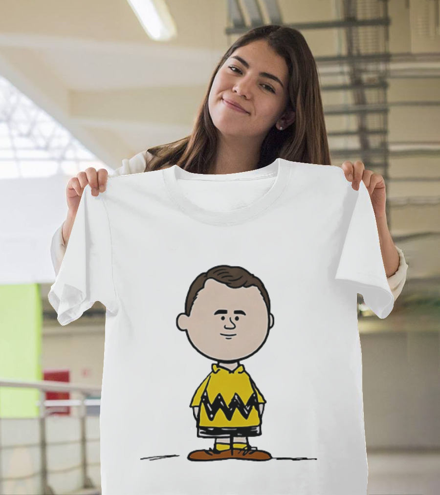 Charlie Brown Peanuts Football Wayne Rooney Mashup T-Shirt