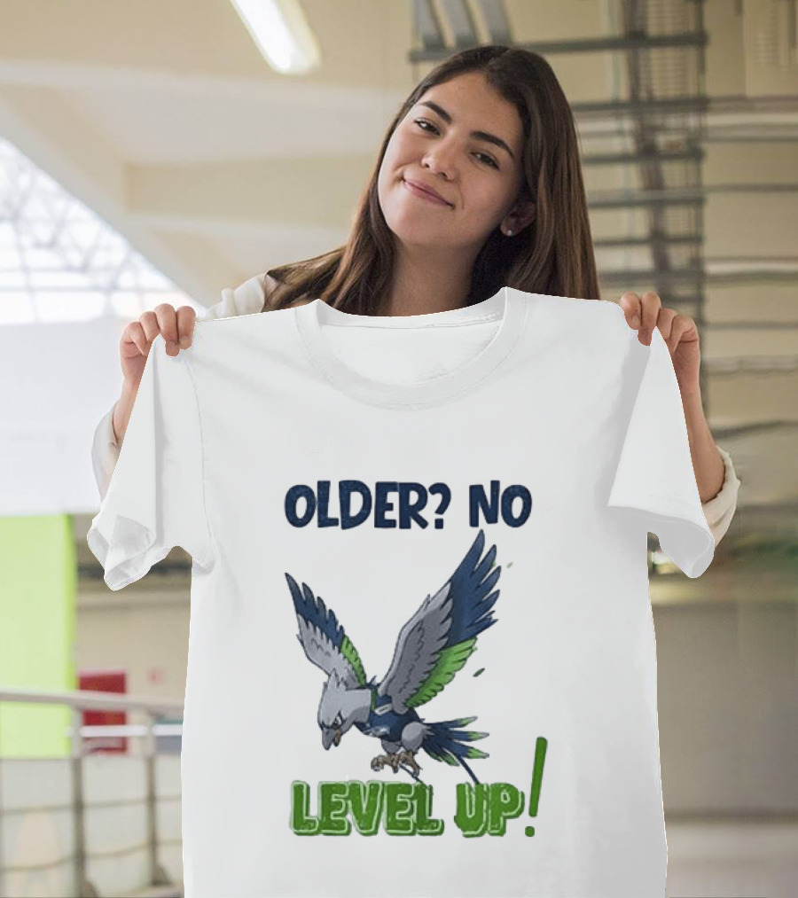 Seattle Seahawks Pokemon 30th Anniversary Older No Level Up T-Shirt