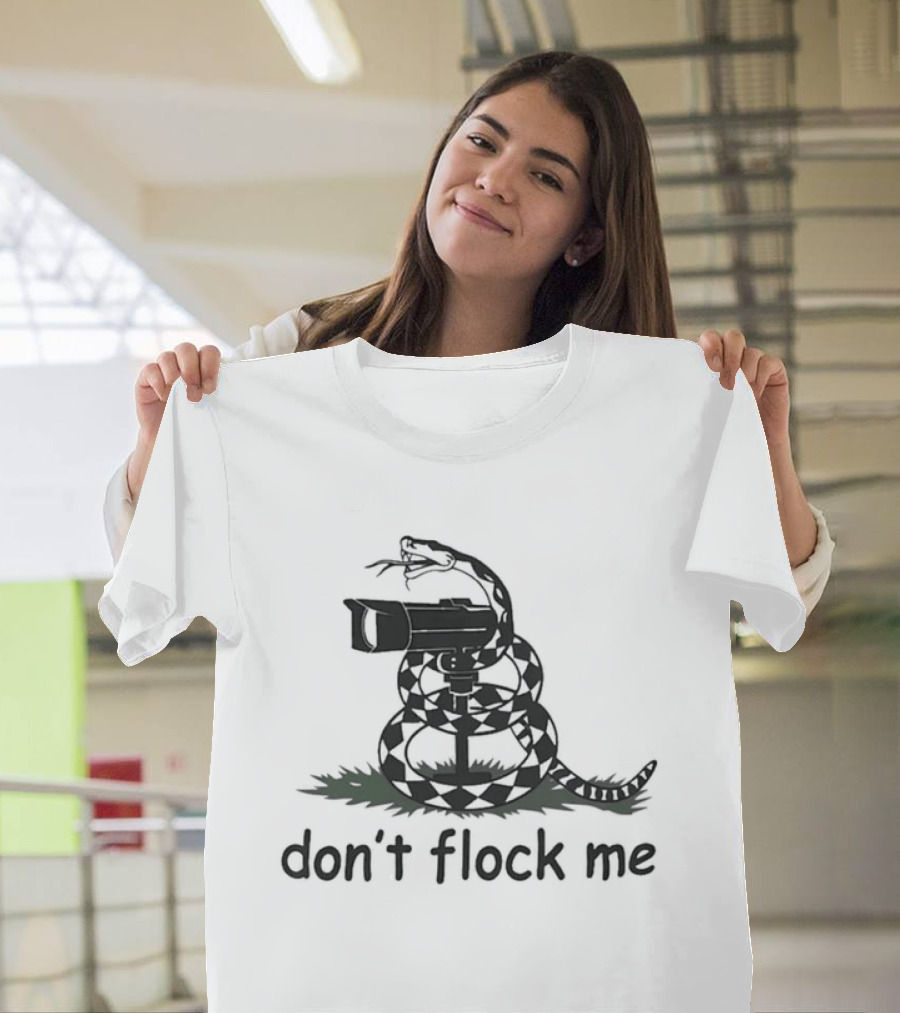 Snake Don't Flock Me Don't Tread On Me 2026 Coiled Gun T-Shirt