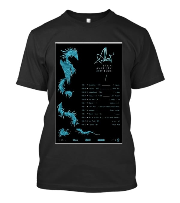 Alcest Latin American Tour 2027 Dates And Locations With Mythical Dragon T-Shirt