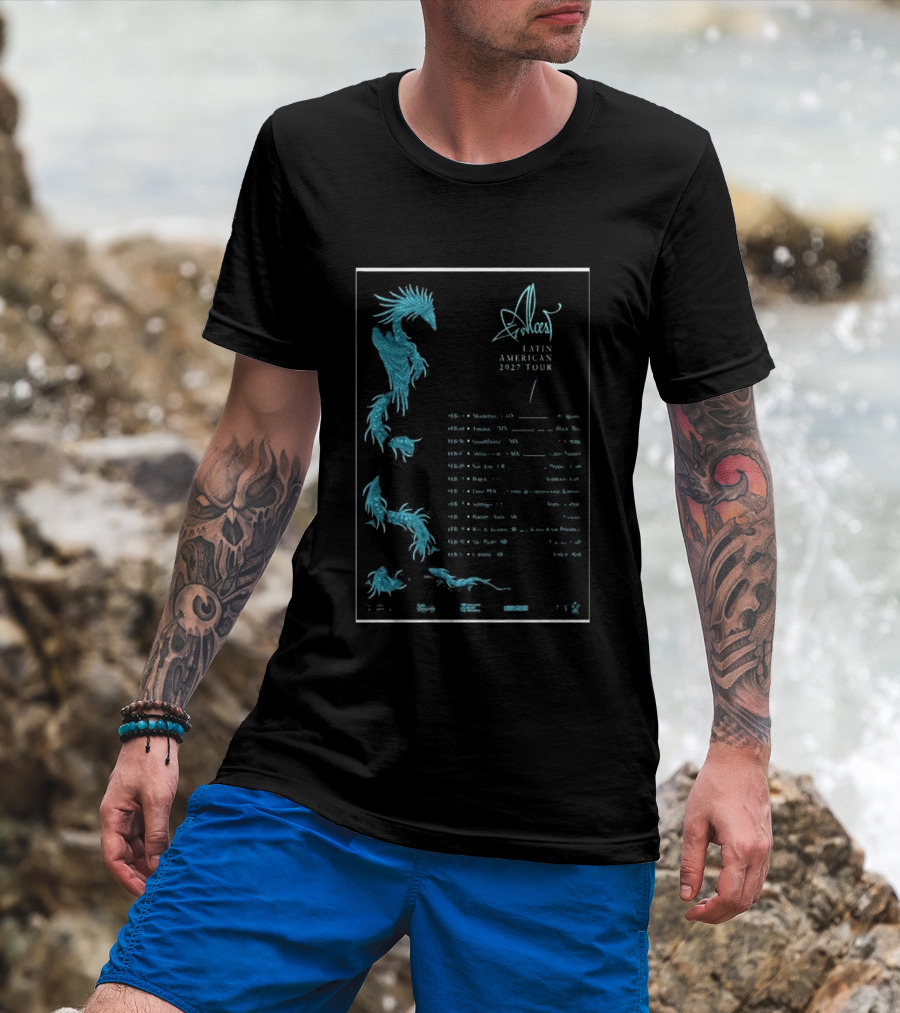 Alcest Latin American Tour 2027 Dates And Locations With Mythical Dragon T-Shirt