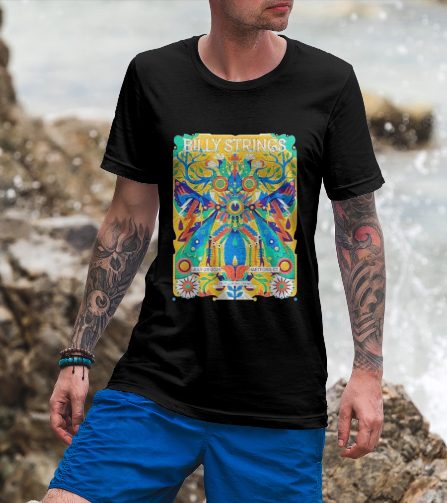 Billy Strings PeoplesBank Arena Hartford CT July 28 2026 T-Shirt