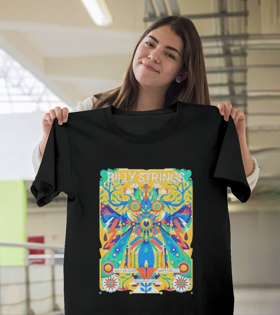 Billy Strings PeoplesBank Arena Hartford CT July 28 2026 T-Shirt