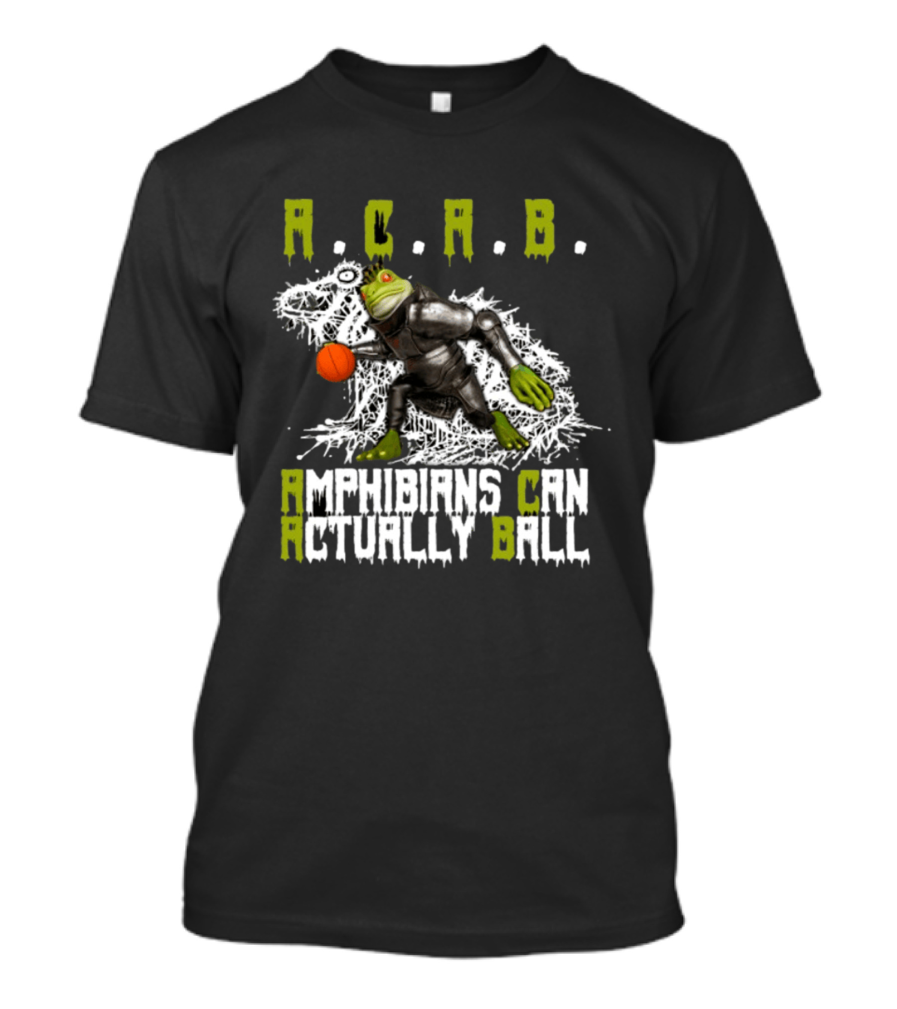 Firehouse 666 Store Acab Amphibians Can Actually Ball Frog Mallet T-Shirt