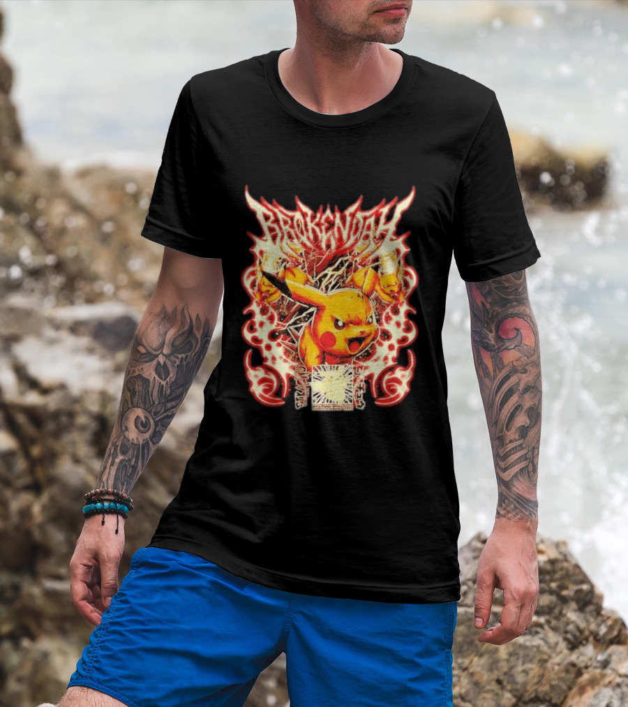 Brokendah High Voltage Pikachu Pokémon Electric Burst T-Shirt