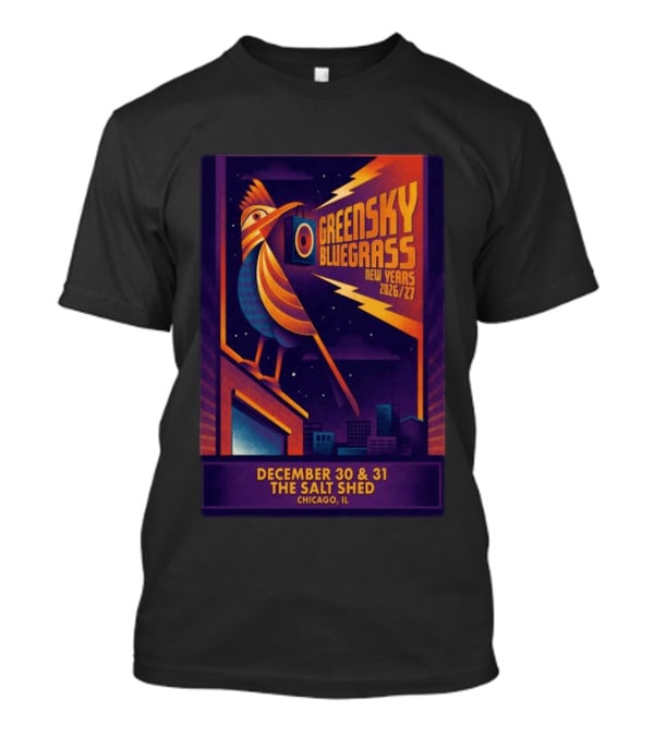 GreenSky Bluegrass New Years 2026/27 December 30 & 31 The Salt Shed Chicago IL T-Shirt
