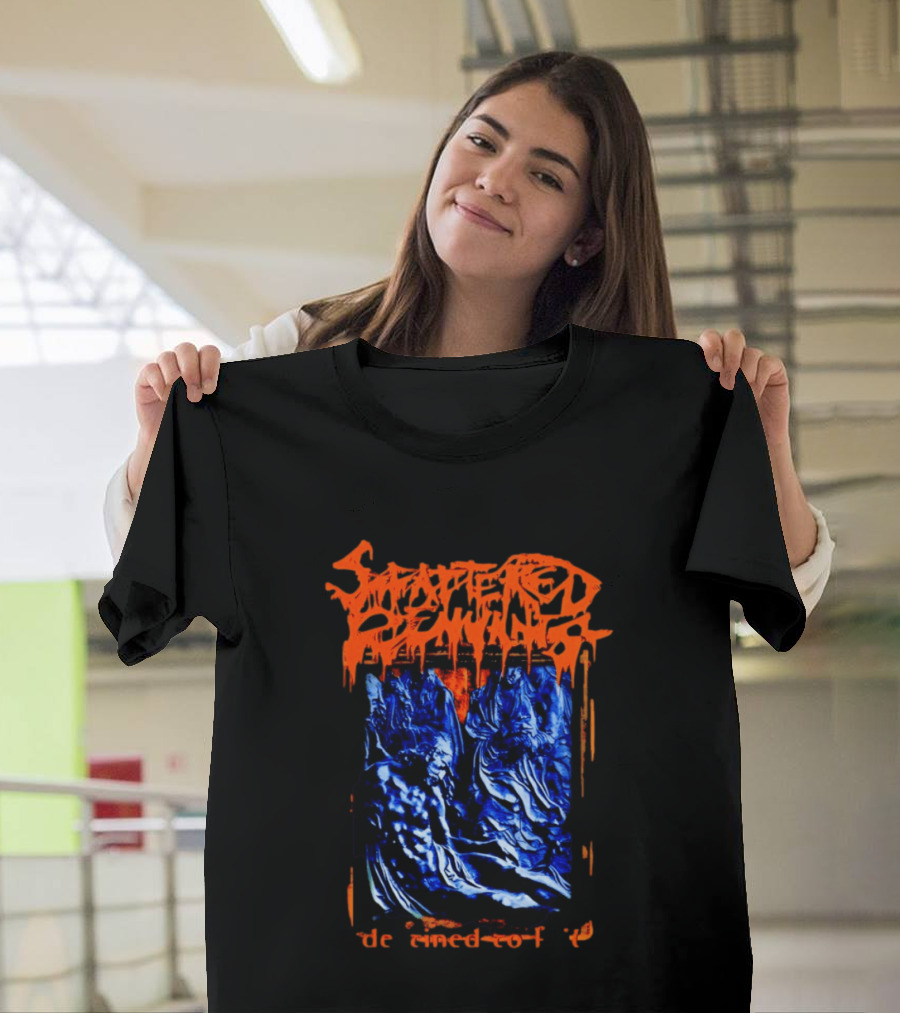 Scattered Remnants Destined To Fail Death Metal Album Cover T-Shirt