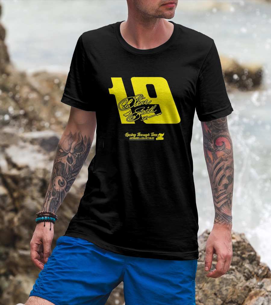 Steve Smith Sr 19 Racing Through Time Antiques Collectibles T-Shirt