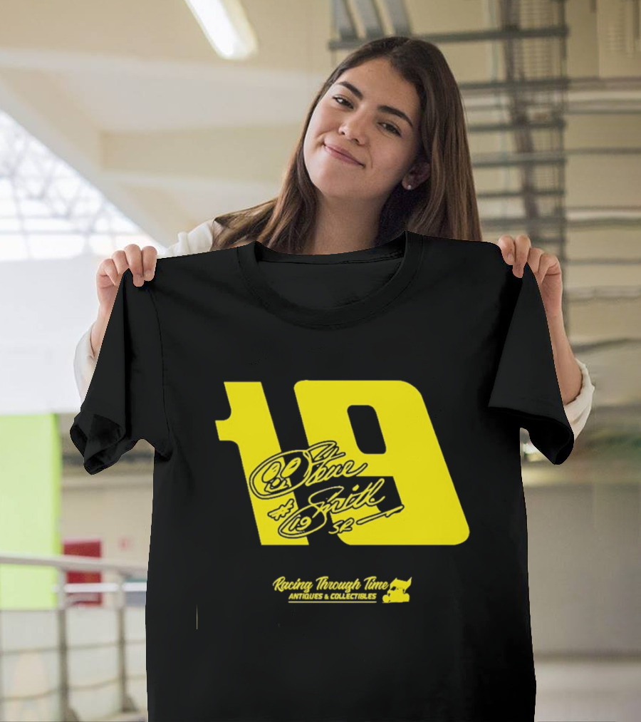 Steve Smith Sr 19 Racing Through Time Antiques Collectibles T-Shirt