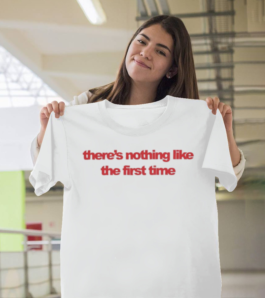 Lake Drive Store There's Nothing Like The First Time Cherry Crop T-Shirt