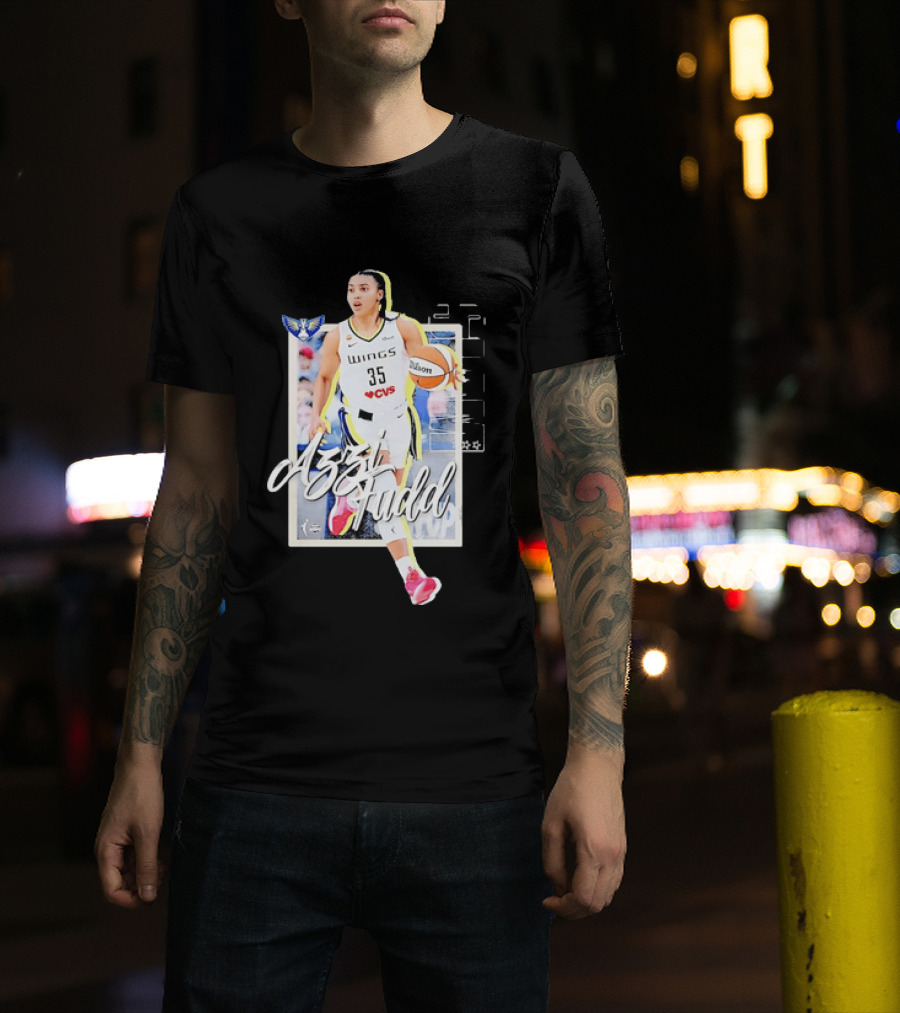 Azzi Fudd Dallas Wings 35 Basketball WNBA Slam Magazine Cover Sports Fashion T-Shirt