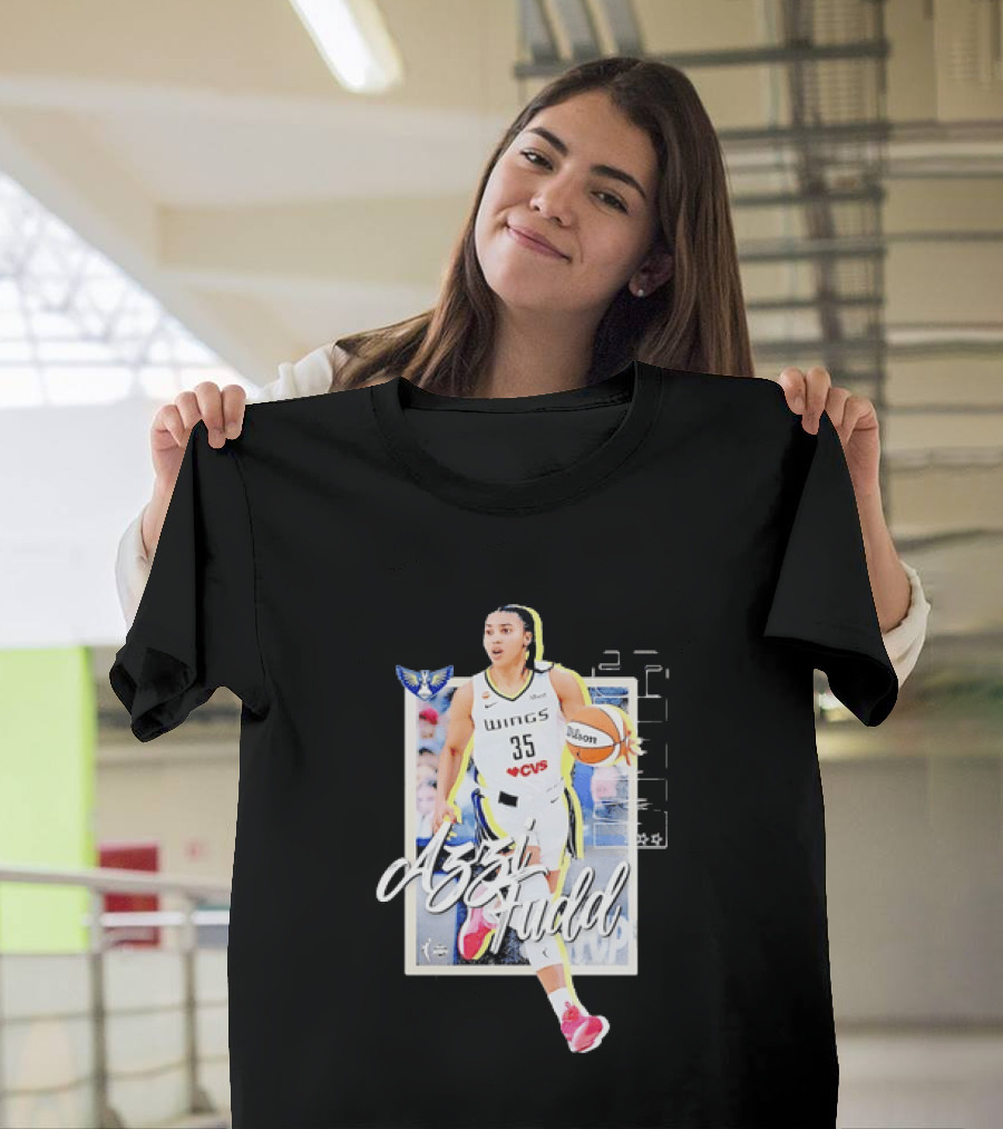 Azzi Fudd Dallas Wings 35 Basketball WNBA Slam Magazine Cover Sports Fashion T-Shirt