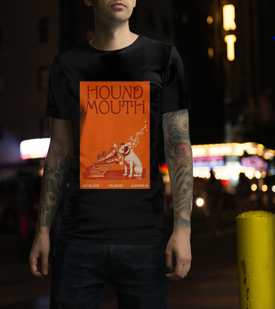 Houndmouth Allentown Pennsylvania Concert July 29 2026 The Archer T-Shirt