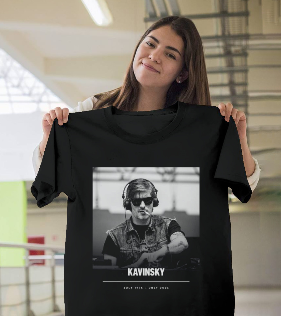 Kavinsky July 1975 July 2026 Retro DJ T-Shirt