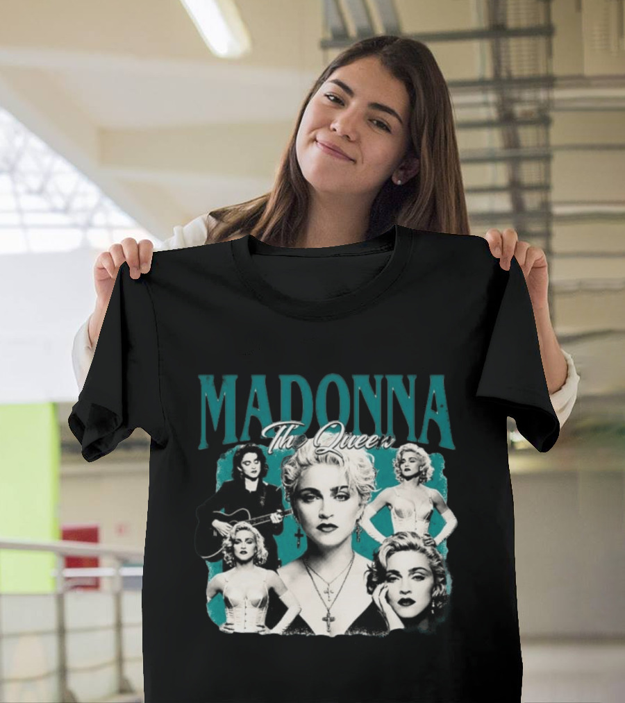 Madonna The Queen Iconic 90s Music Legend T-Shirt