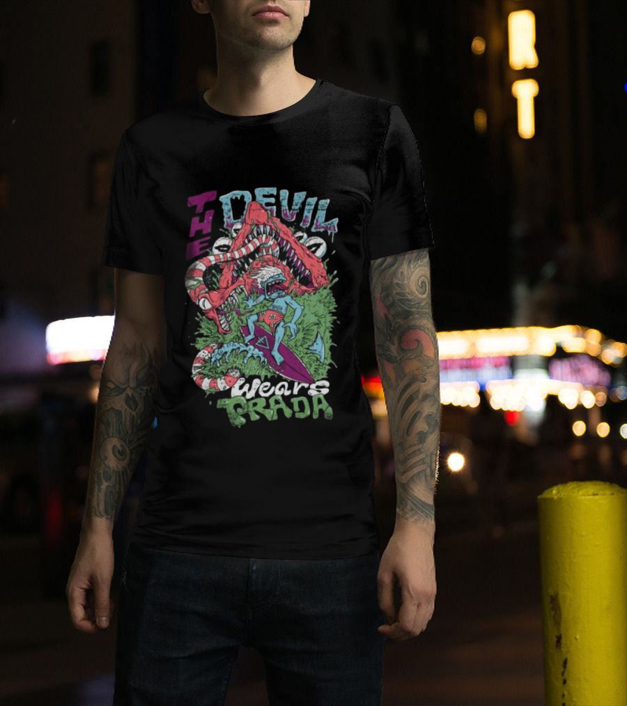 The Devil Wears Prada Surf's Up Crocodile Monster Scene T-Shirt