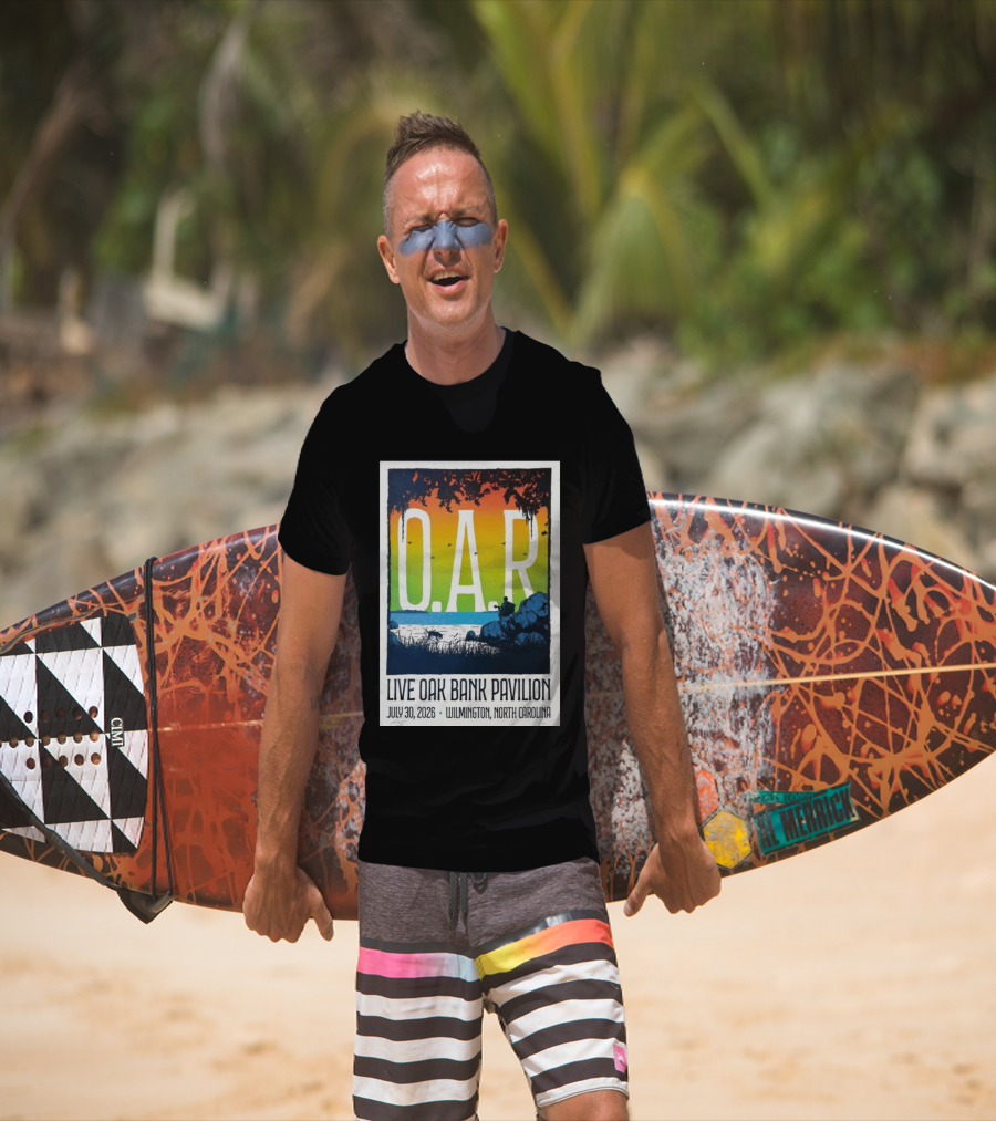 O.A.R. Live Oak Bank Pavilion July 30 2026 Wilmington North Carolina T-Shirt