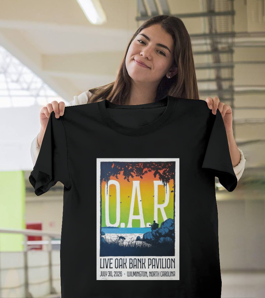O.A.R. Live Oak Bank Pavilion July 30 2026 Wilmington North Carolina T-Shirt
