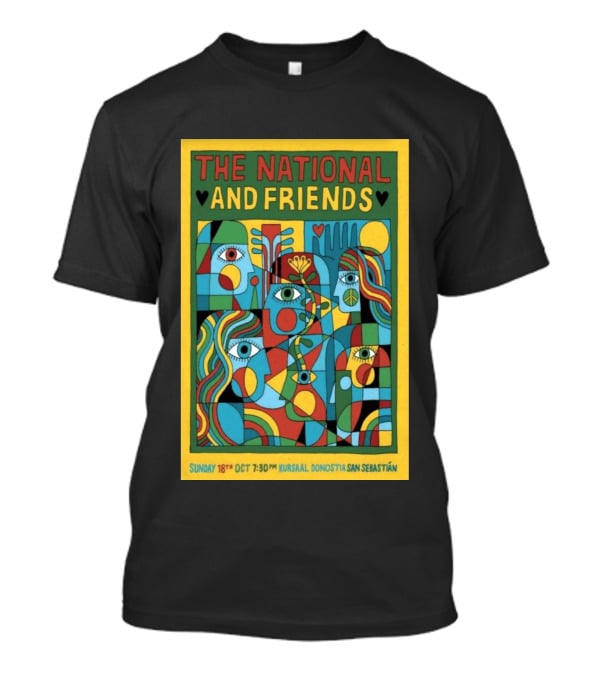 The National And Friends San Sebastián Concert October 18 Kursaal Donostia T-Shirt