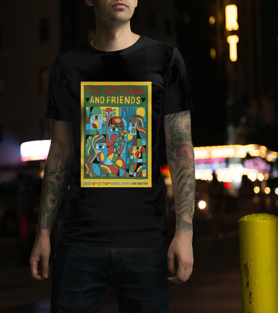 The National And Friends San Sebastián Concert October 18 Kursaal Donostia T-Shirt