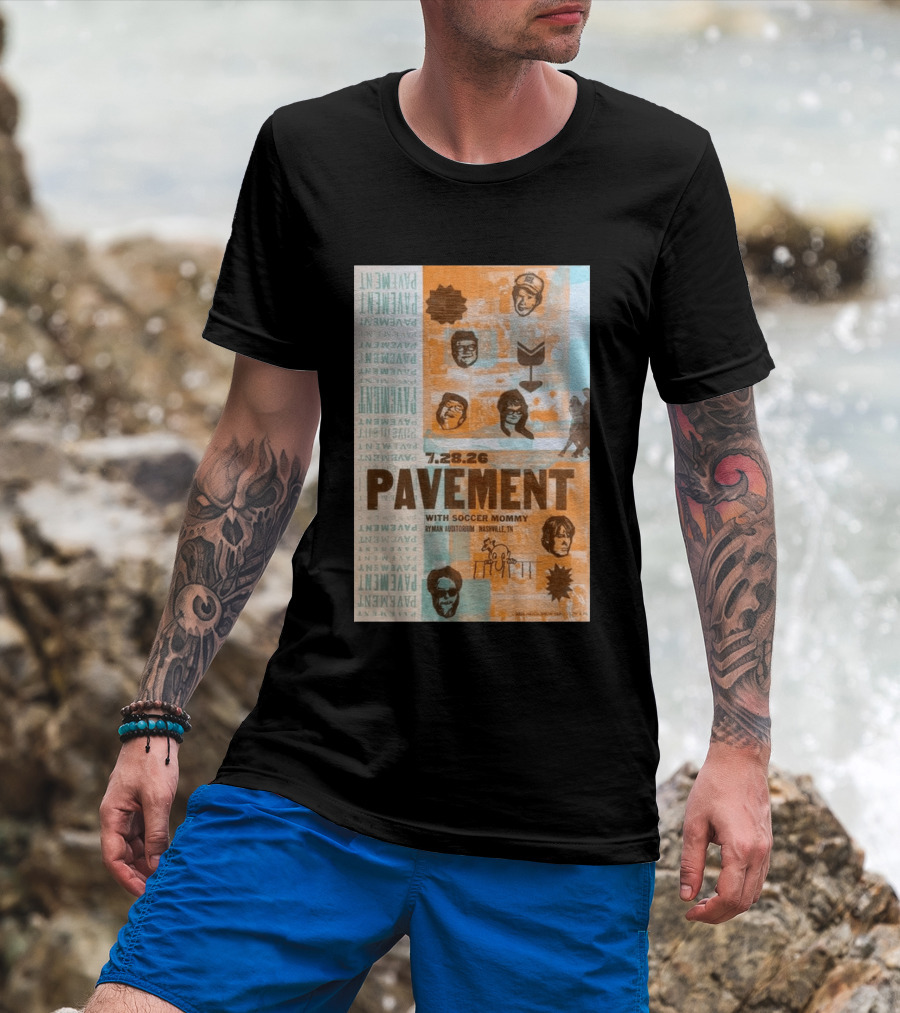 Pavement With Soccer Mommy Ryman Auditorium Nashville July 28 2026 T-Shirt