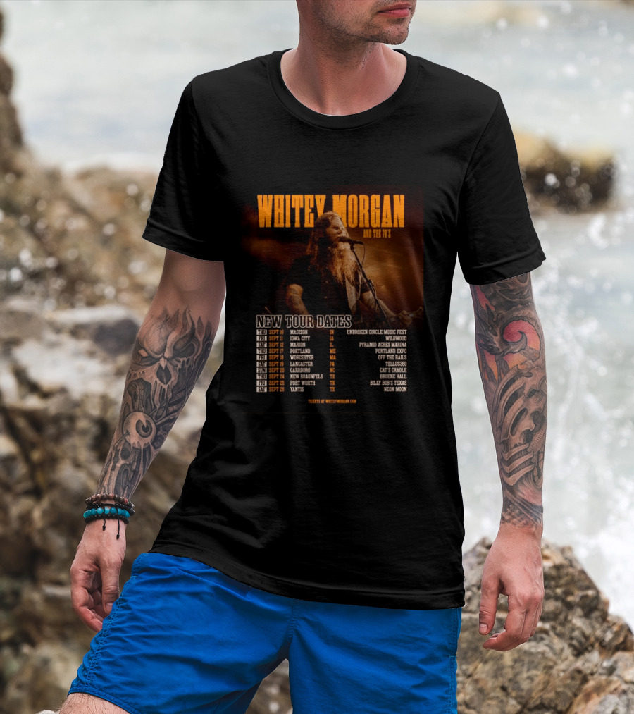 Whitey Morgan And The 78's New Tour Dates 2026 Concert Schedule T-Shirt