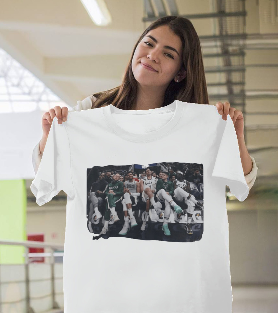 Milwaukee Bucks NBA Basketball Team Bench Players T-Shirt