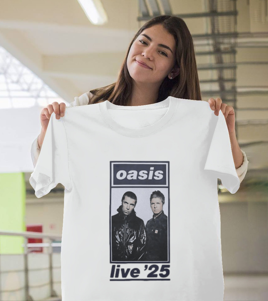 Oasis Live 2025 Liam Gallagher Band Tour T-Shirt