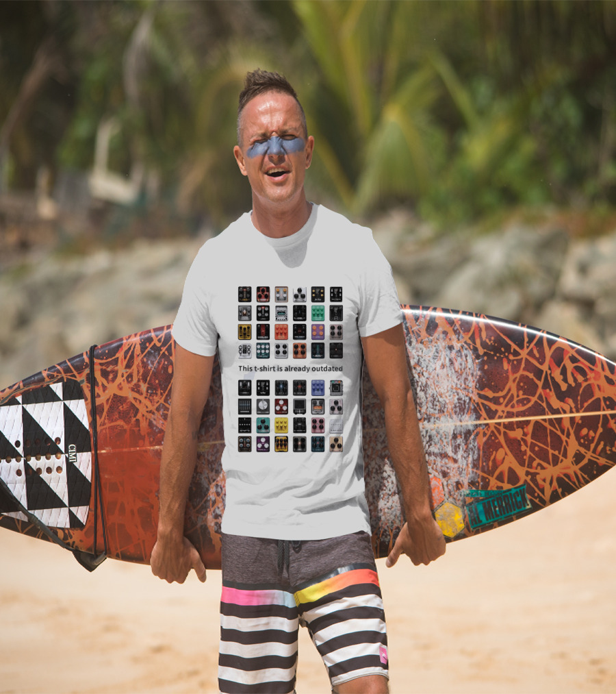 This Is Already Outdated Guitar Pedal Collection Effects T-Shirt
