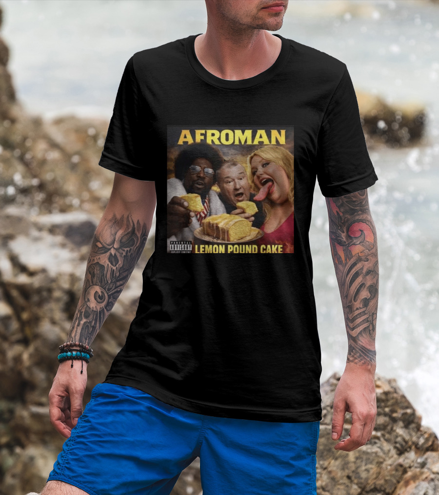 Afroman Lemon Pound Cake Featuring Iconic Cover T-Shirt