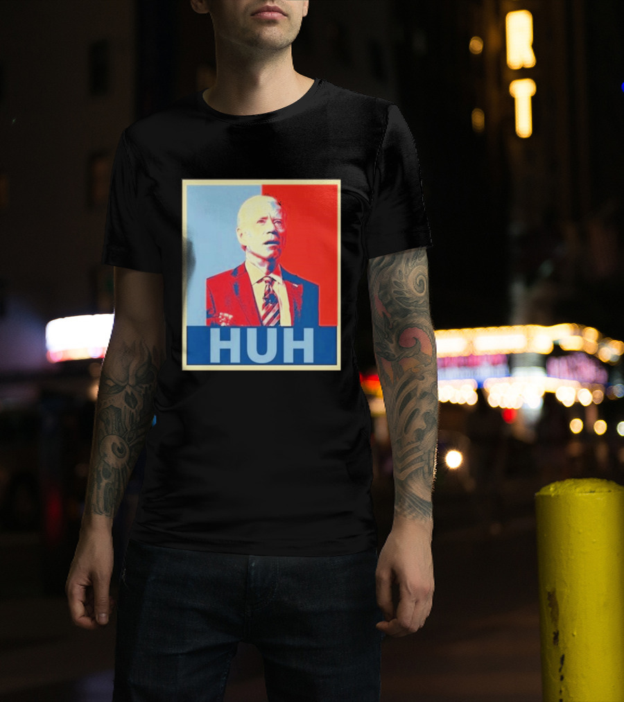 Huh Joe Biden Red Blue T-Shirt