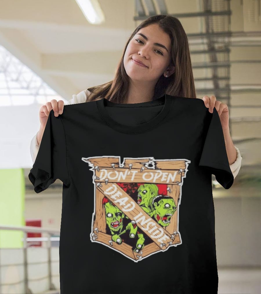 New York Rangers Halloween Don't Open Dead Inside Zombie T-Shirt