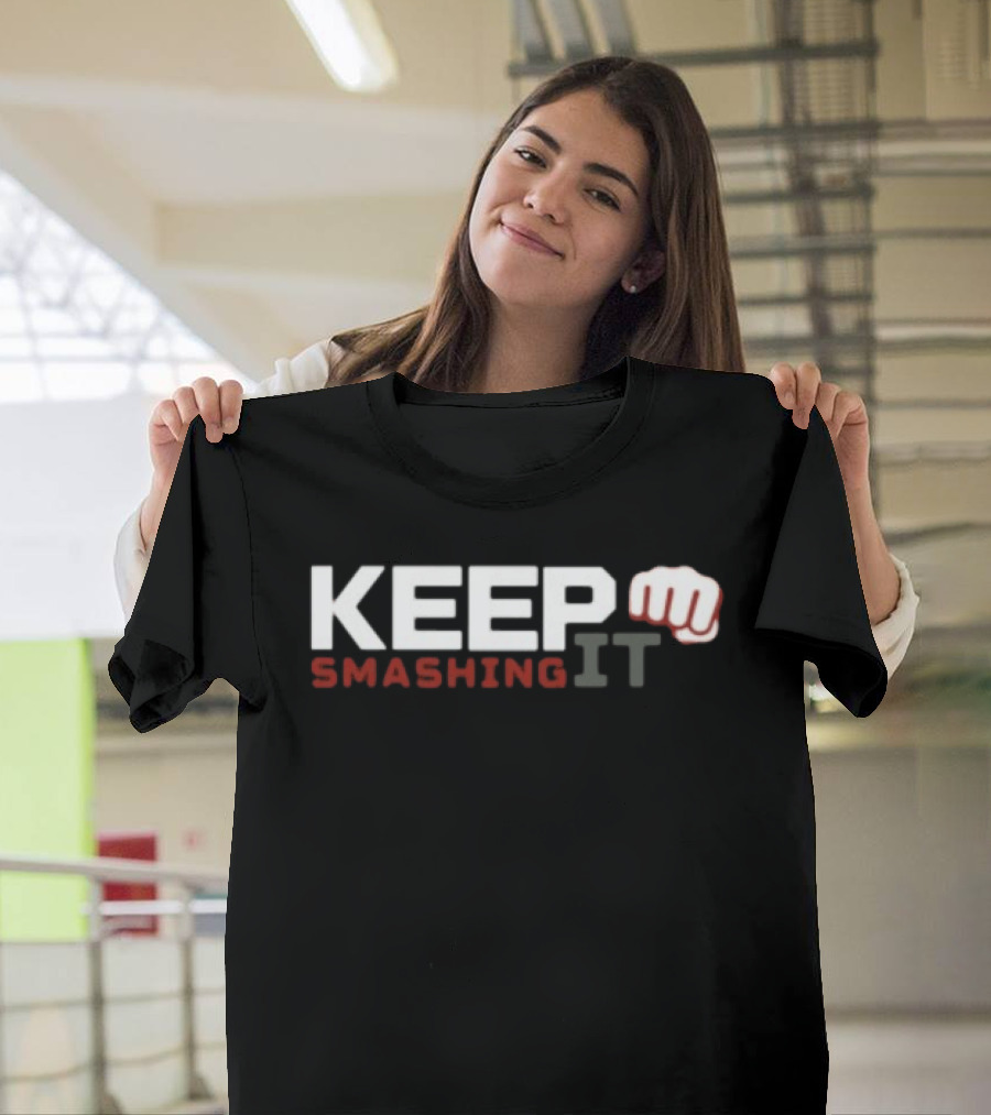 Duayne Pearce Store Womens Keep Smashing It T-Shirt
