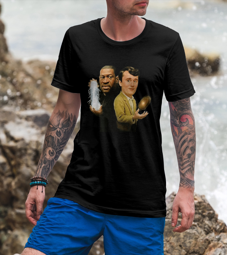 George Floyd And Charlie Kirk Wizard T-Shirt