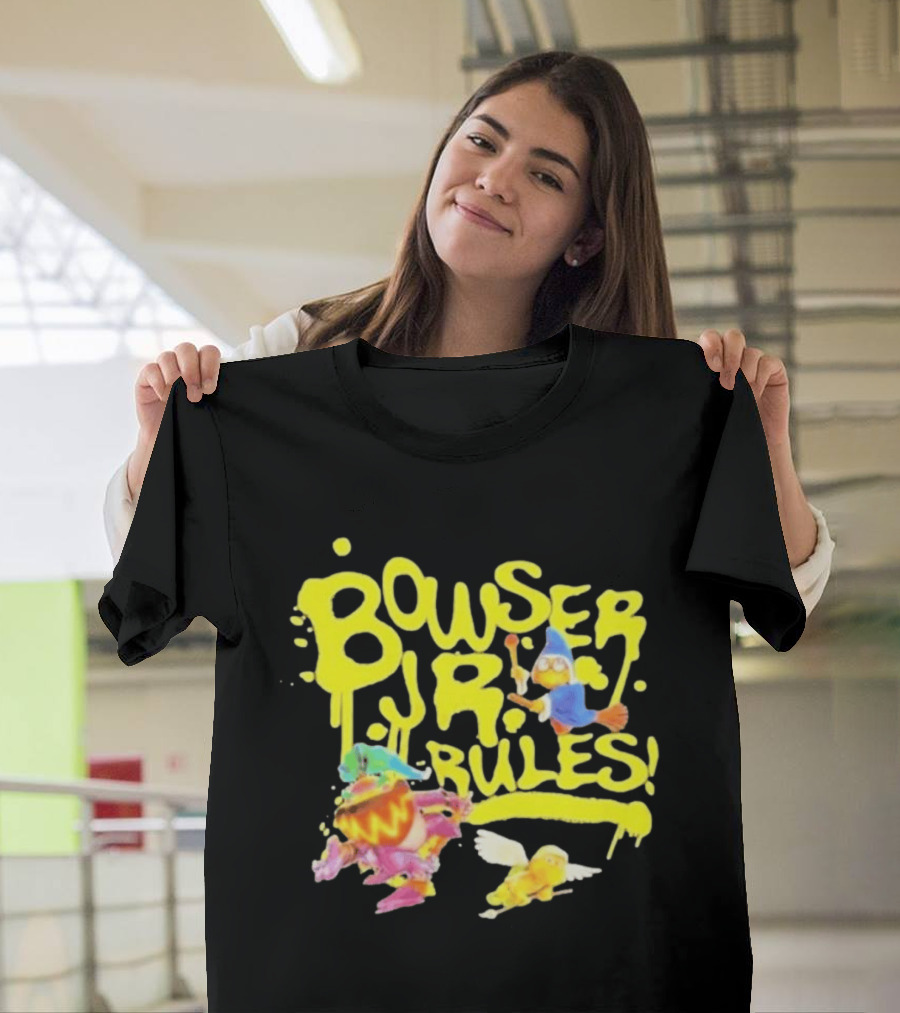 Bowser Jr Rules With Colorful Characters And Fun Styles T-Shirt