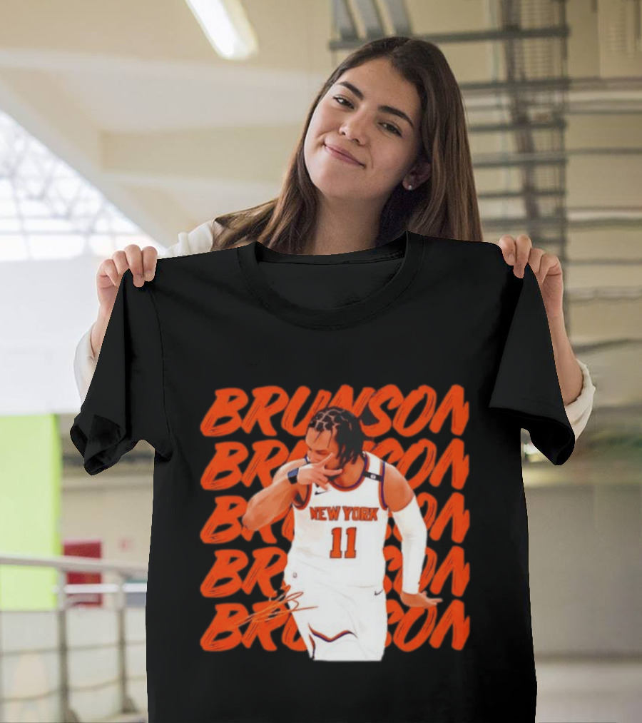 Brunson 11 New York Knicks Basketball Player T-Shirt