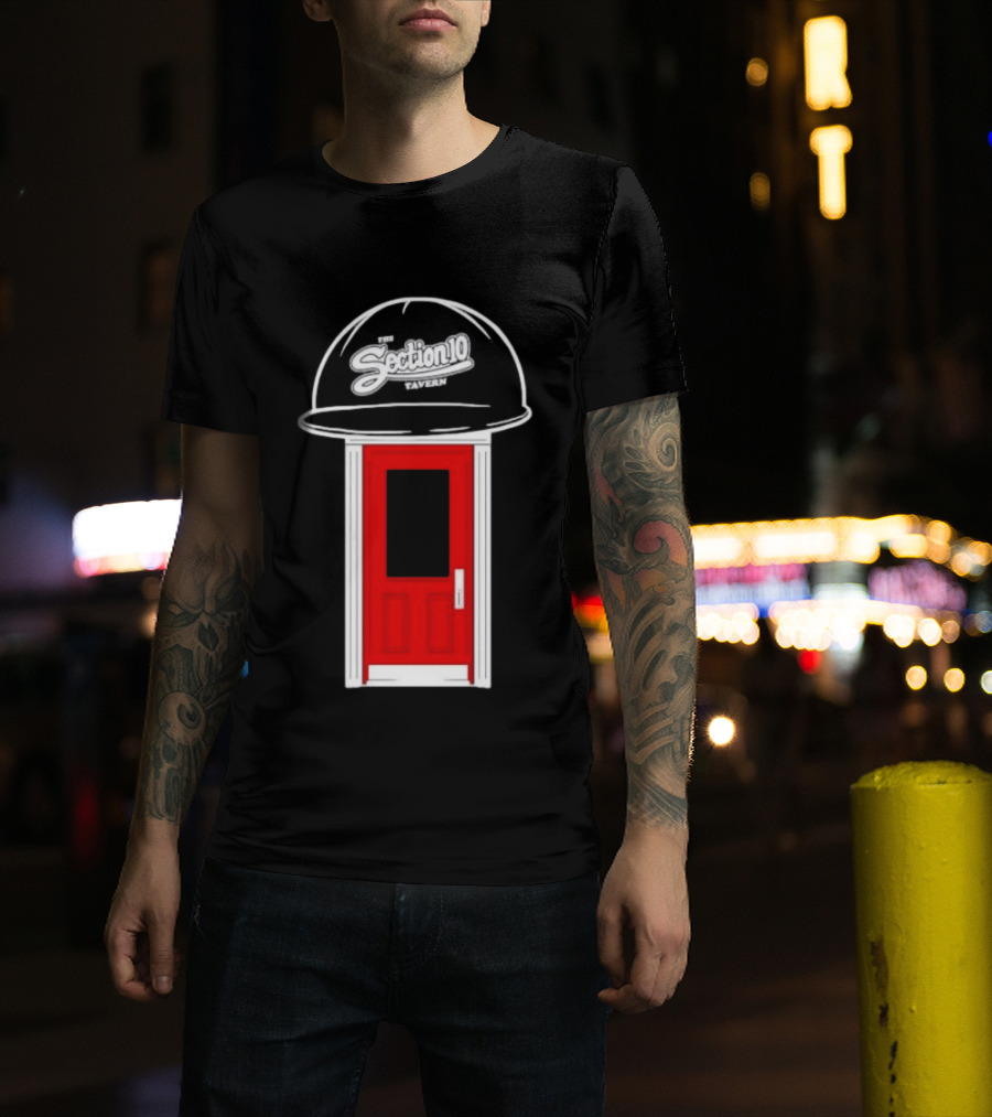 The Section 10 Tavern Red Door Boston Red Sox Fenway Park Baseball T-Shirt