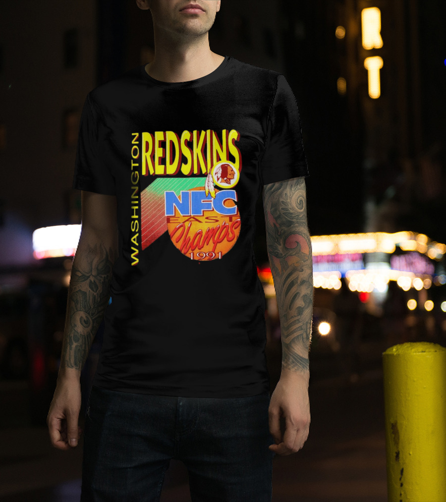 Washington Redskins NFC East Champs 1991 T-Shirt