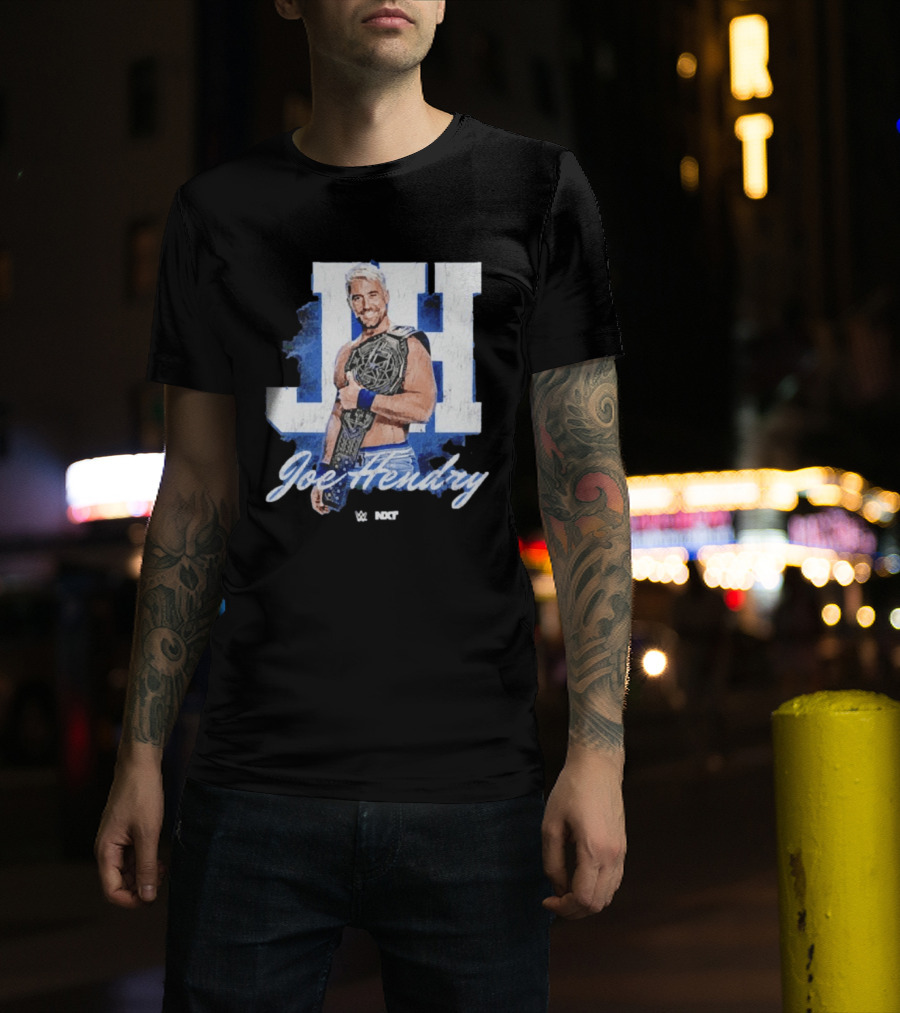 JH Joe Hendry WWE Superstar Officially Licensed Merchandise T-Shirt