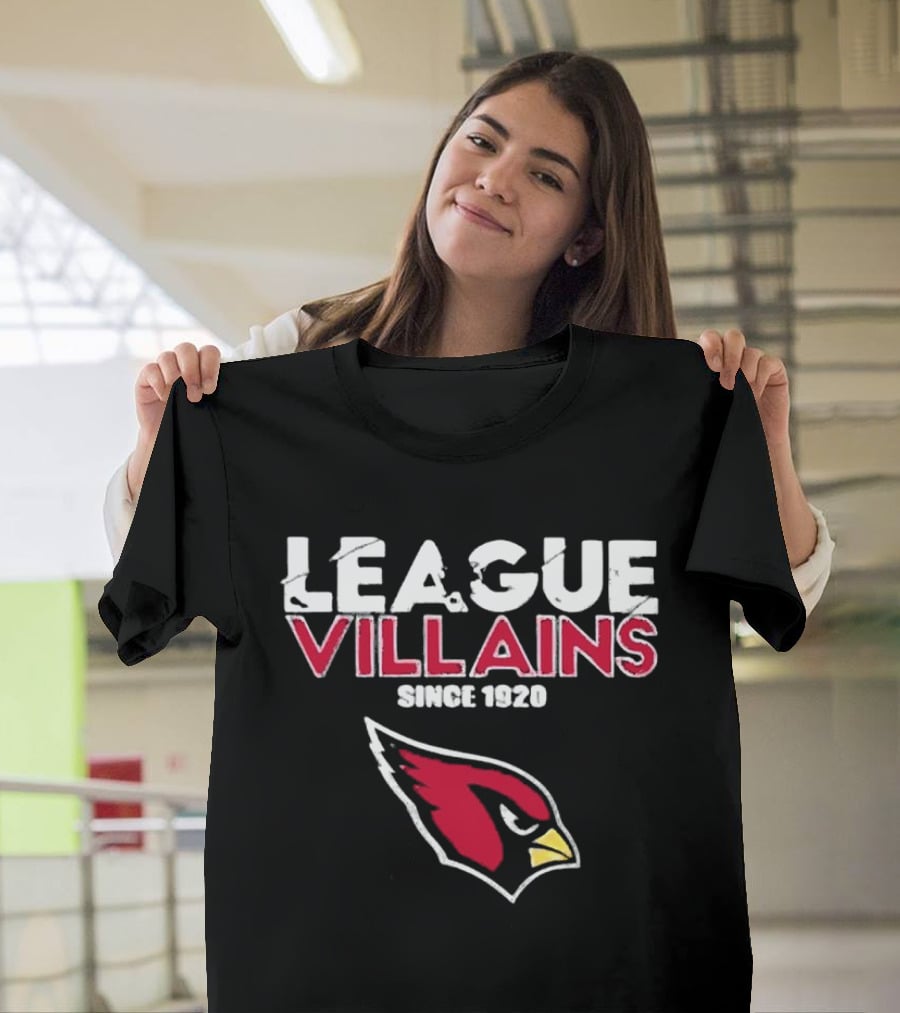 League Villains Since 1920 Arizona Cardinals T-Shirt