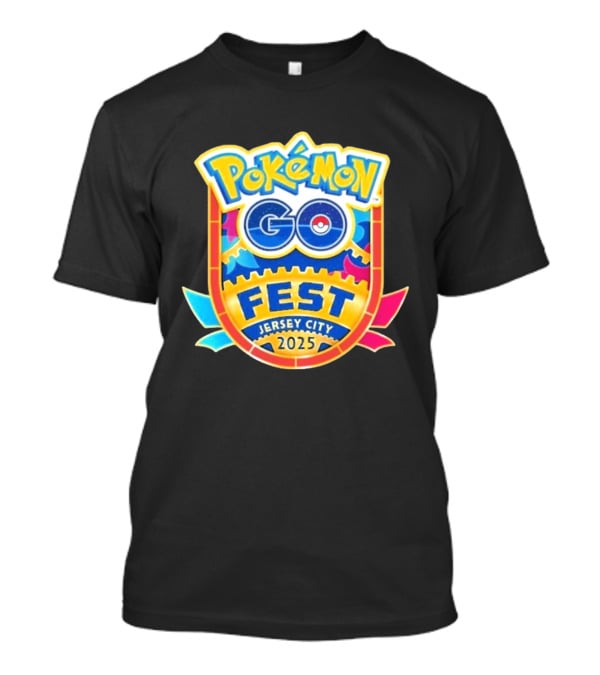 Pokémon Go Fest 2025 Jersey City Event T-Shirt