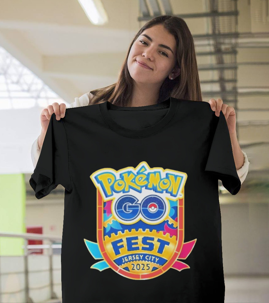 Pokémon Go Fest 2025 Jersey City Event T-Shirt