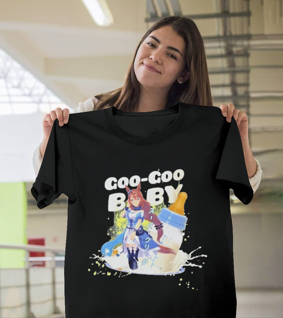 Goo Goo Baby Super Creek Uma Musume Pretty Derby Milk Bottle T-Shirt