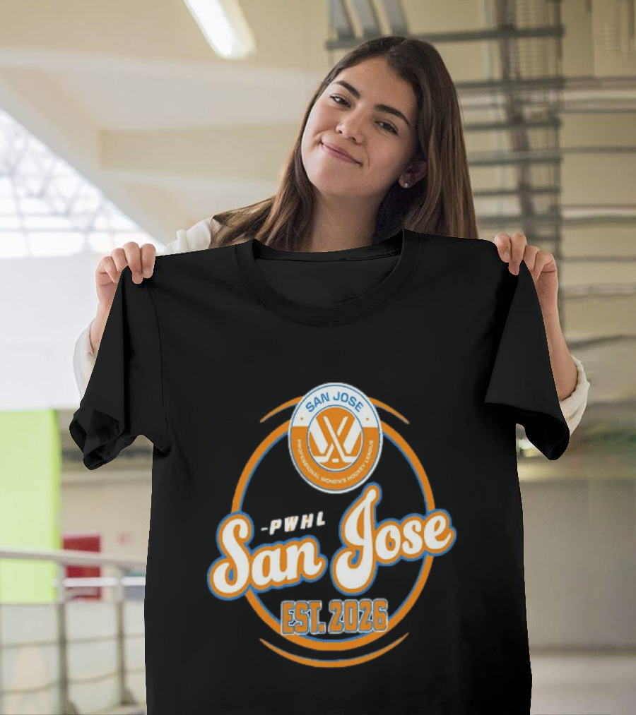 PWHL San Jose Professional Women's Hockey League Est. 2026 T-Shirt