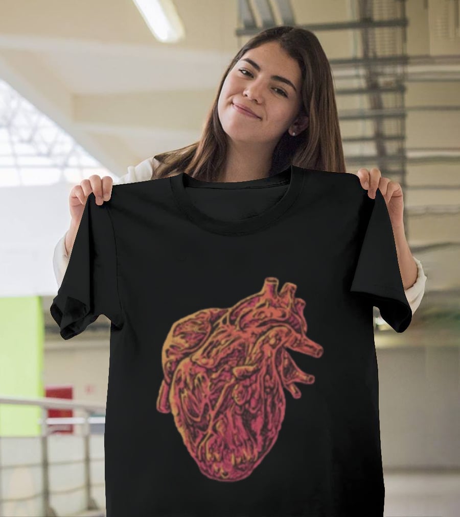 Rise Records The Acacia Strain Gravebloom Black Anatomical Heart T-Shirt