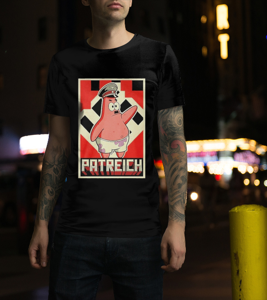 Sponge Patrick Hitler Star T-Shirt
